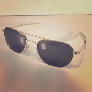 Authentic Military Aviator Sunglasses With Case